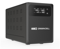 Zasilacz awaryjny (UPS) Green Cell AVR UPS 800VA 500W PowerCore 12 VDC z LCD